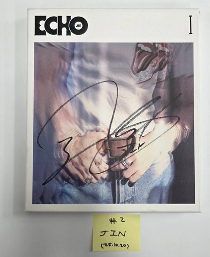 JIN (Of BTS) Echo. Stray Kids KARMA. CORTIS COLOR OUTSIDE THE LINES - Hand Autographed(Signed) Promo Album [25.10.20]