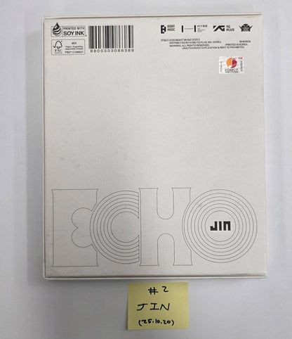 JIN (Of BTS) Echo. Stray Kids KARMA. CORTIS COLOR OUTSIDE THE LINES - Hand Autographed(Signed) Promo Album [25.10.20]