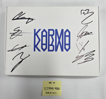 JIN (Of BTS) Echo. Stray Kids KARMA. CORTIS COLOR OUTSIDE THE LINES - Hand Autographed(Signed) Promo Album [25.10.20]
