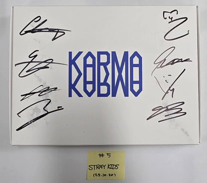 JIN (Of BTS) Echo. Stray Kids KARMA. CORTIS COLOR OUTSIDE THE LINES - Hand Autographed(Signed) Promo Album [25.10.20]