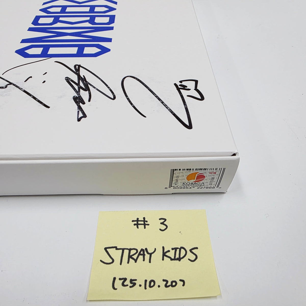 JIN (Of BTS) Echo. Stray Kids KARMA. CORTIS COLOR OUTSIDE THE LINES - Hand Autographed(Signed) Promo Album [25.10.20]