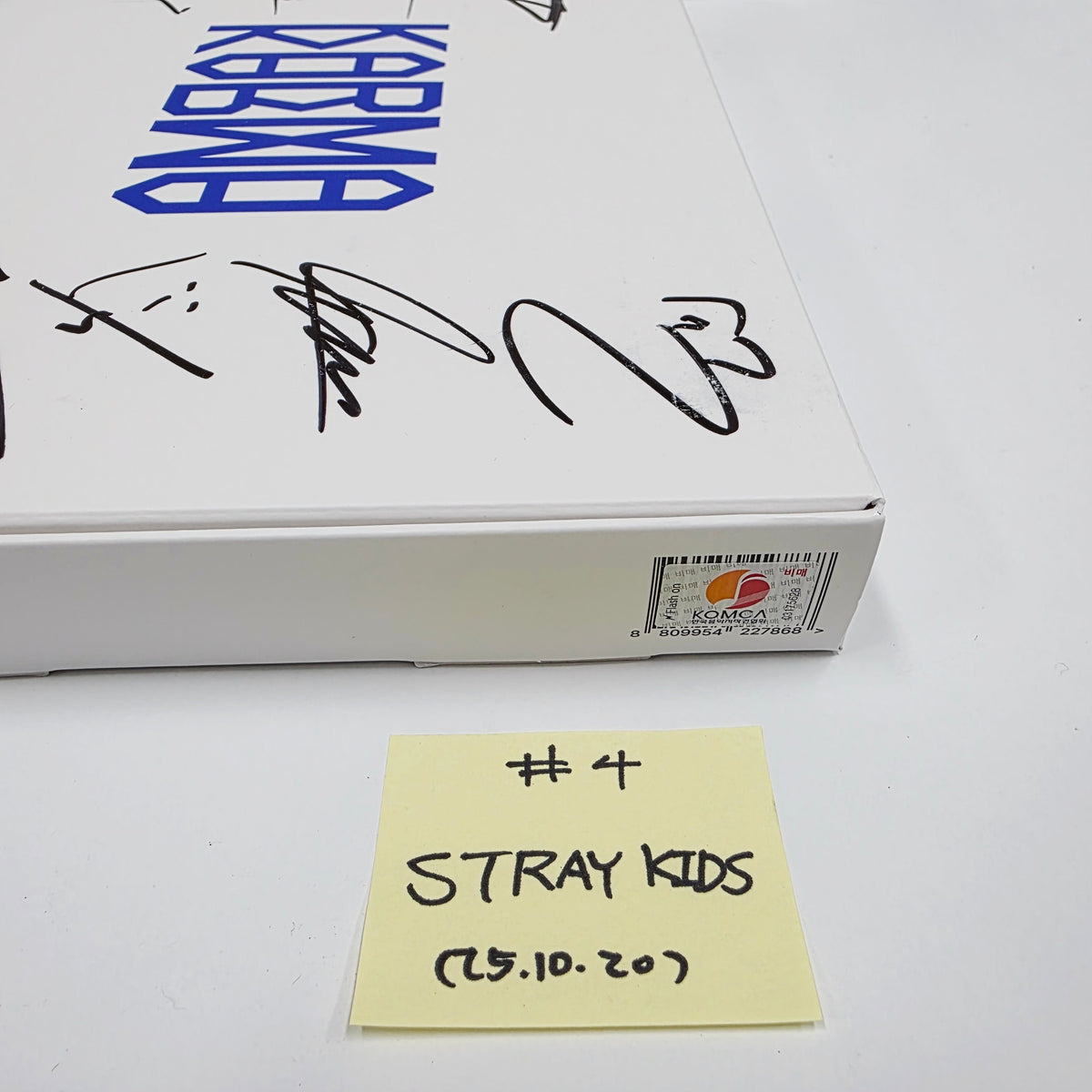 JIN (Of BTS) Echo. Stray Kids KARMA. CORTIS COLOR OUTSIDE THE LINES - Hand Autographed(Signed) Promo Album [25.10.20]