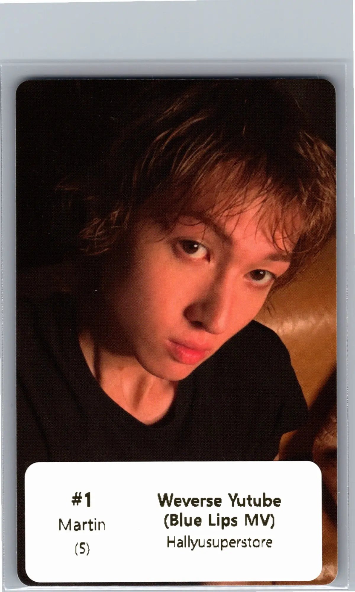 CORTIS GreenGreen - Weverse Shop YouTube Gift Event Photocard (Blue Lips MV) [26.07.02]