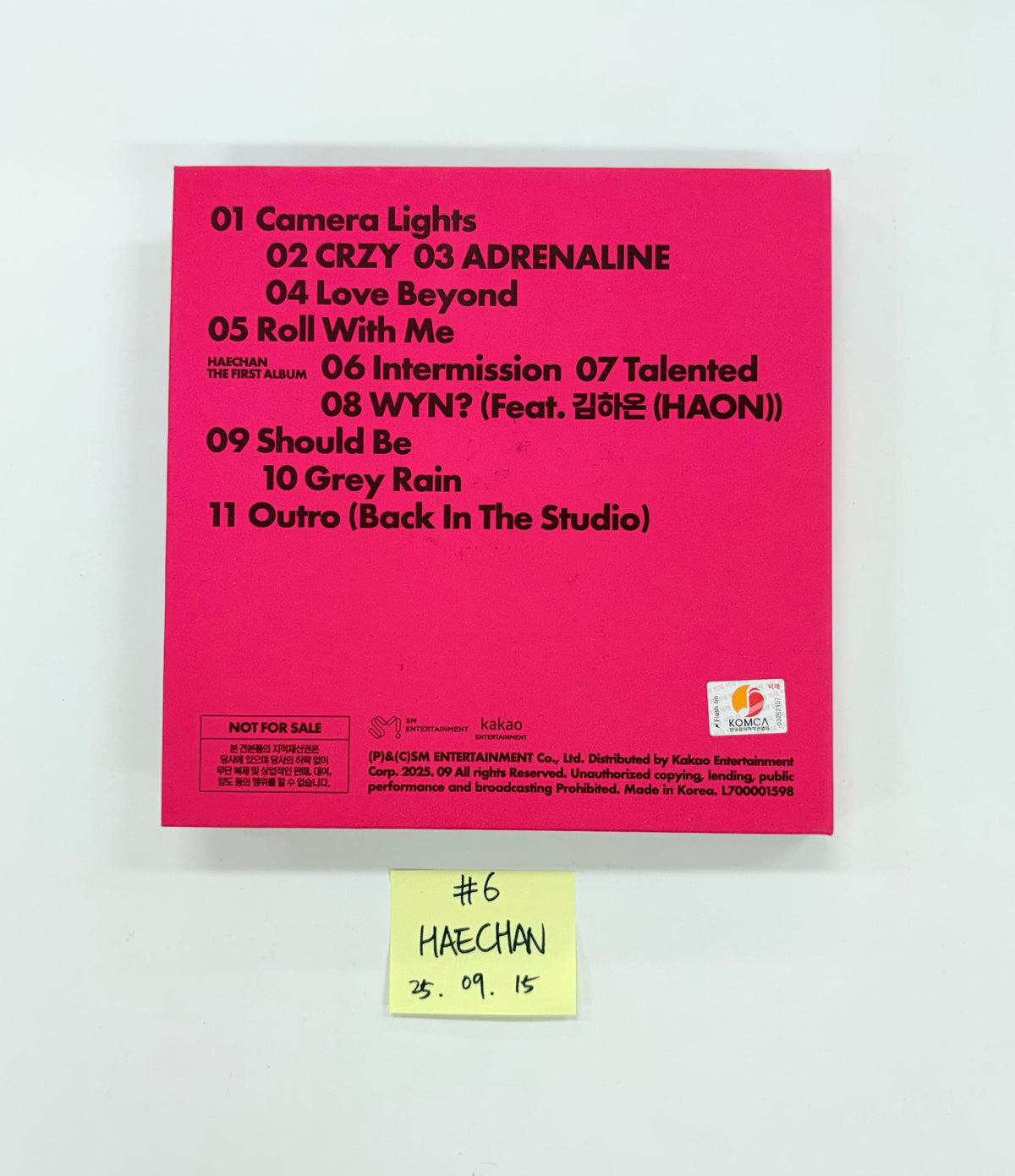 AxMxP AxMxP . Haechan TASTE. NCT WISH COLOR. CORTIS Color Outside The Lines - Hand Autographed(Signed) Promo Album [25.9.15]