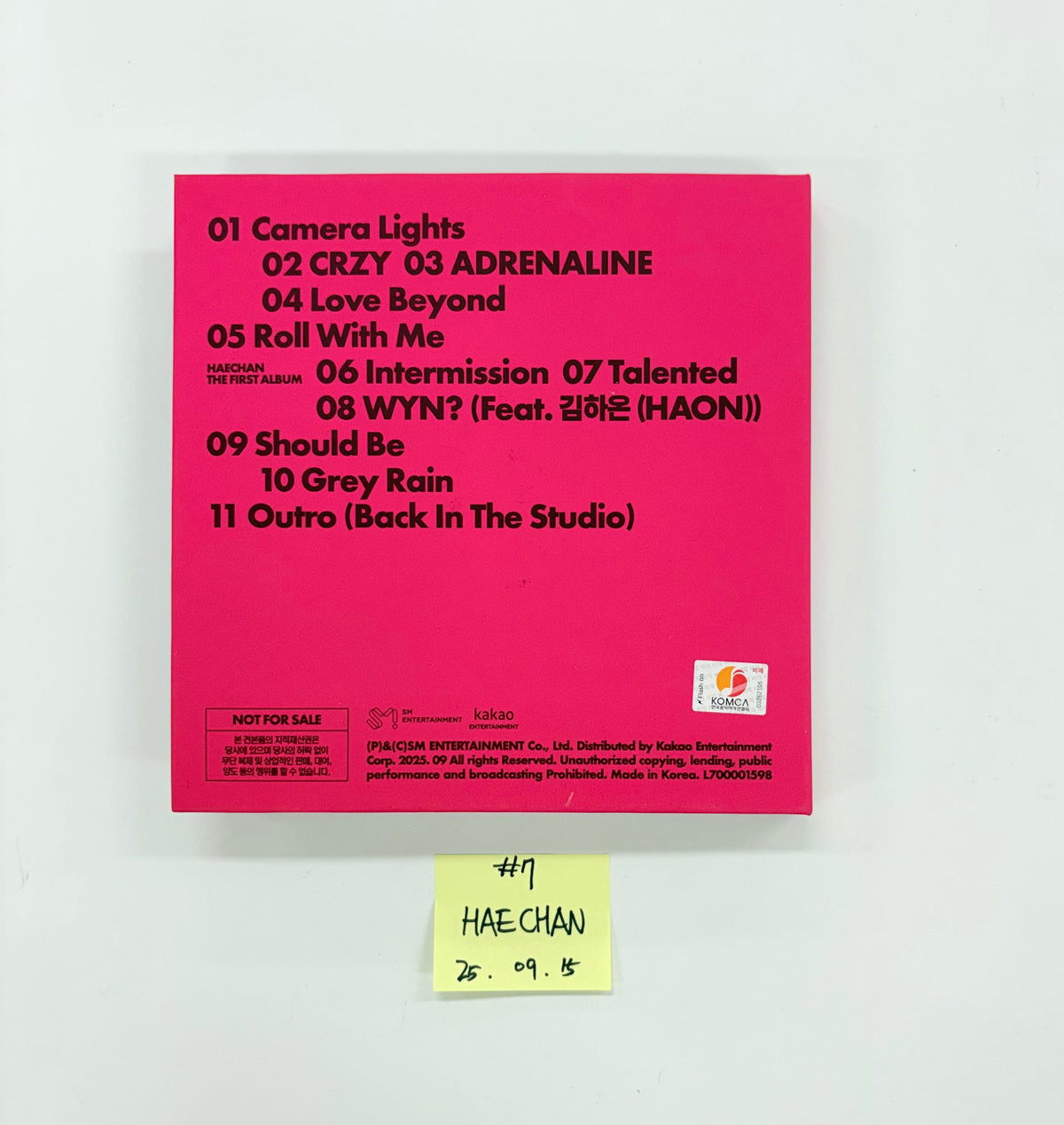 AxMxP AxMxP . Haechan TASTE. NCT WISH COLOR. CORTIS Color Outside The Lines - Hand Autographed(Signed) Promo Album [25.9.15]