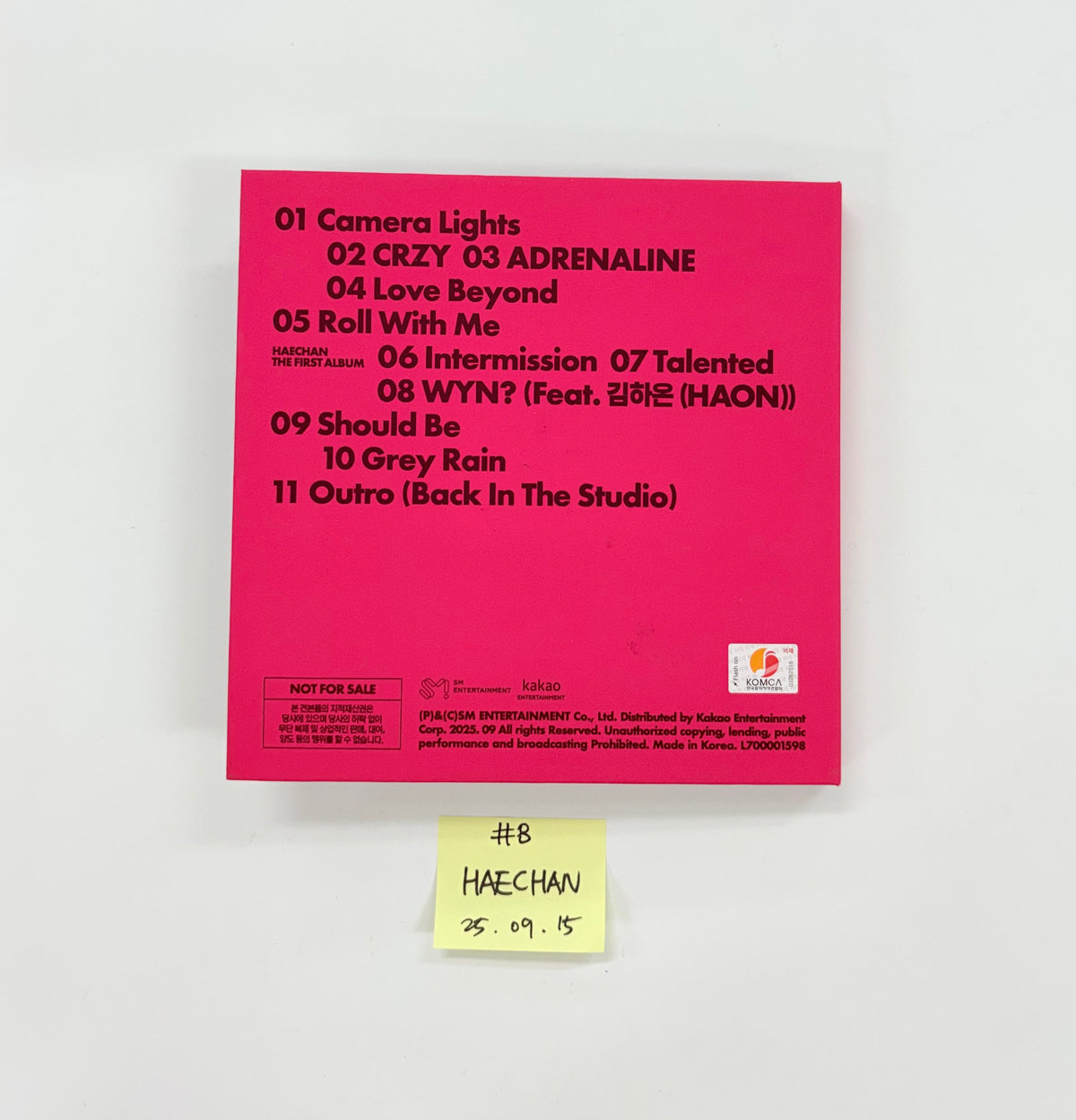 AxMxP AxMxP . Haechan TASTE. NCT WISH COLOR. CORTIS Color Outside The Lines - Hand Autographed(Signed) Promo Album [25.9.15]