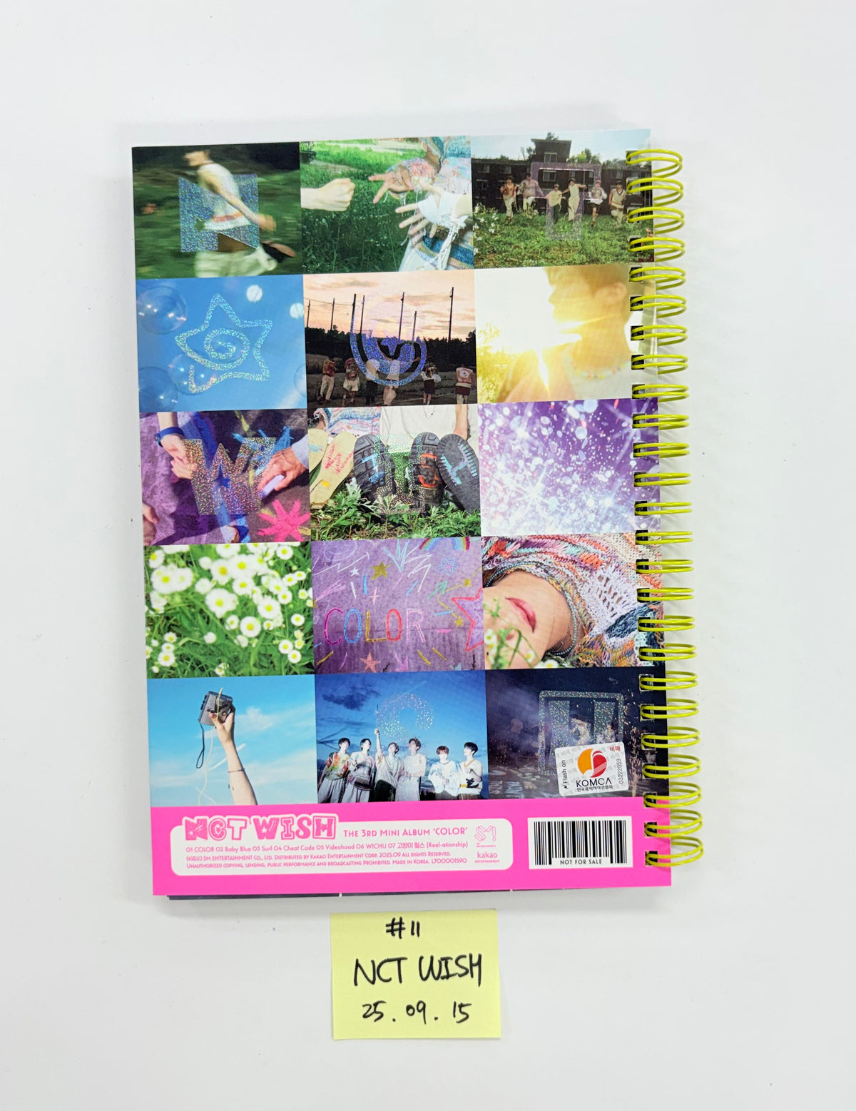 AxMxP AxMxP . Haechan TASTE. NCT WISH COLOR. CORTIS Color Outside The Lines - Hand Autographed(Signed) Promo Album [25.9.15]