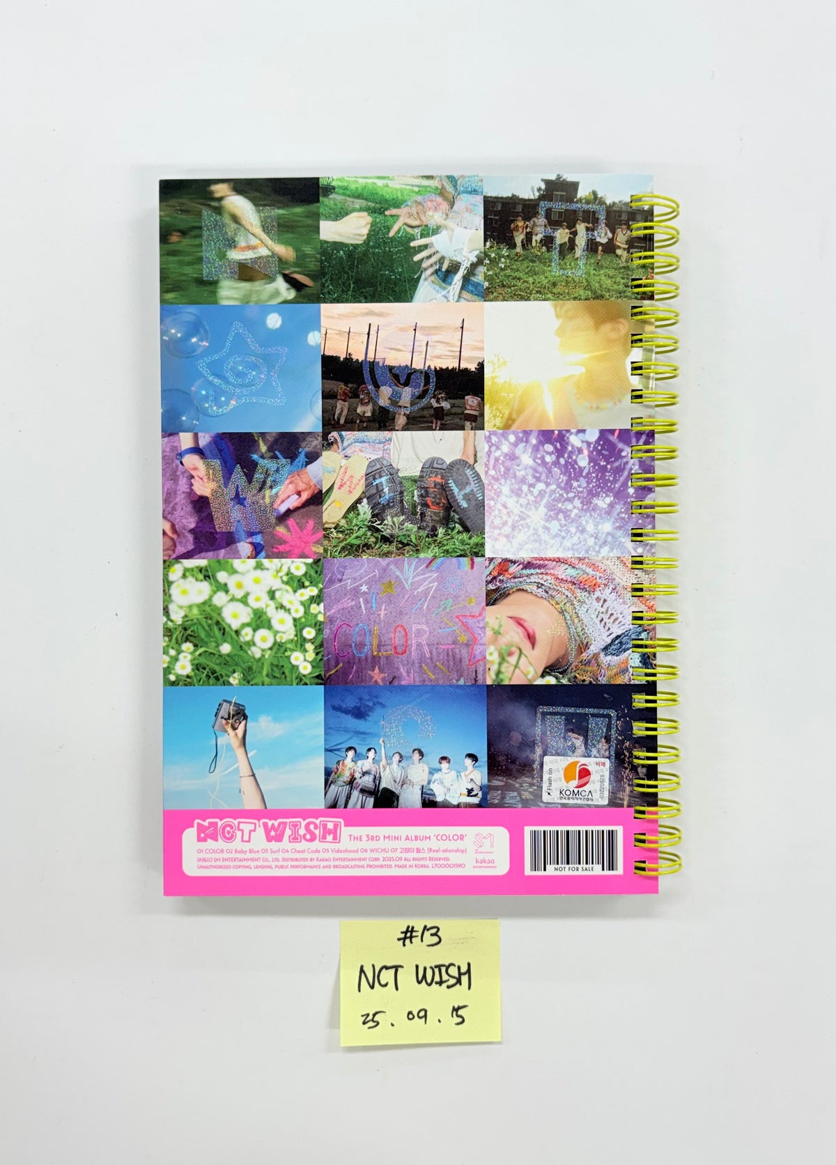 AxMxP AxMxP . Haechan TASTE. NCT WISH COLOR. CORTIS Color Outside The Lines - Hand Autographed(Signed) Promo Album [25.9.15]
