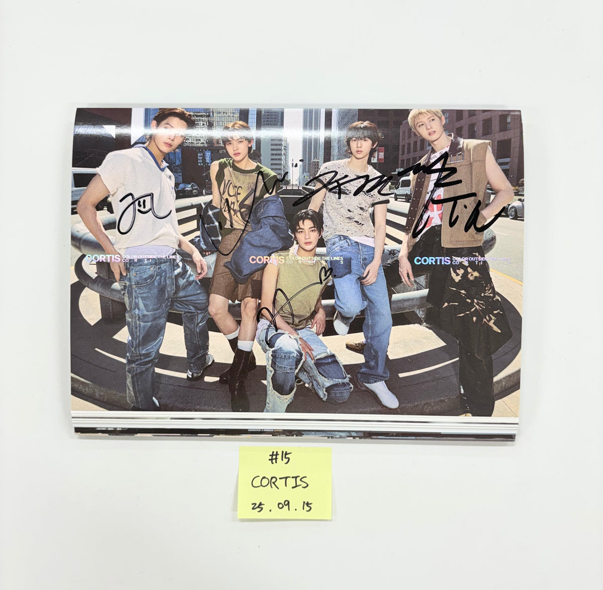 AxMxP AxMxP . Haechan TASTE. NCT WISH COLOR. CORTIS Color Outside The Lines - Hand Autographed(Signed) Promo Album [25.9.15]