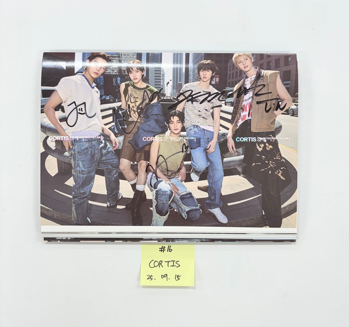 AxMxP AxMxP . Haechan TASTE. NCT WISH COLOR. CORTIS Color Outside The Lines - Hand Autographed(Signed) Promo Album [25.9.15]