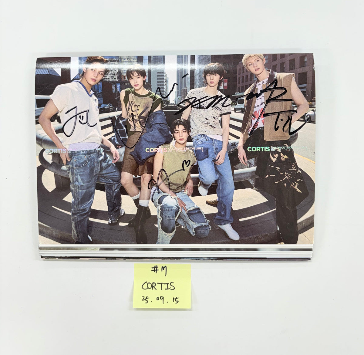 AxMxP AxMxP . Haechan TASTE. NCT WISH COLOR. CORTIS Color Outside The Lines - Hand Autographed(Signed) Promo Album [25.9.15]