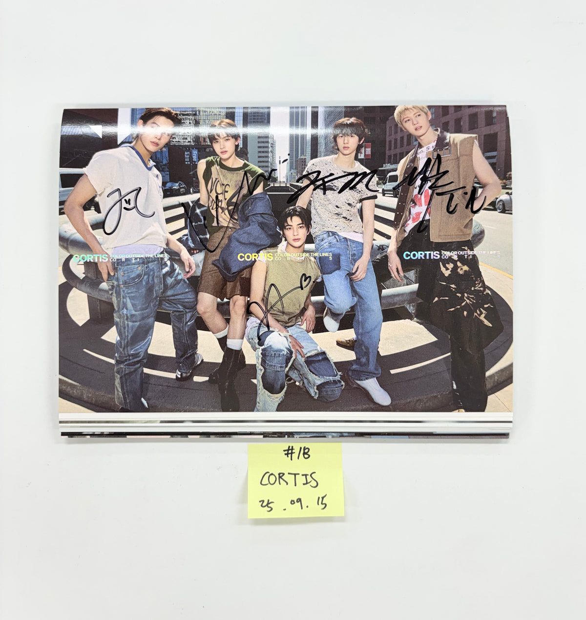 AxMxP AxMxP . Haechan TASTE. NCT WISH COLOR. CORTIS Color Outside The Lines - Hand Autographed(Signed) Promo Album [25.9.15]
