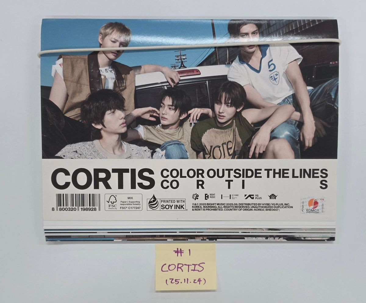 CORTIS COLOR OUTSIDE THE LINES - Hand Autographed(Signed) Promo Album [25.11.24]