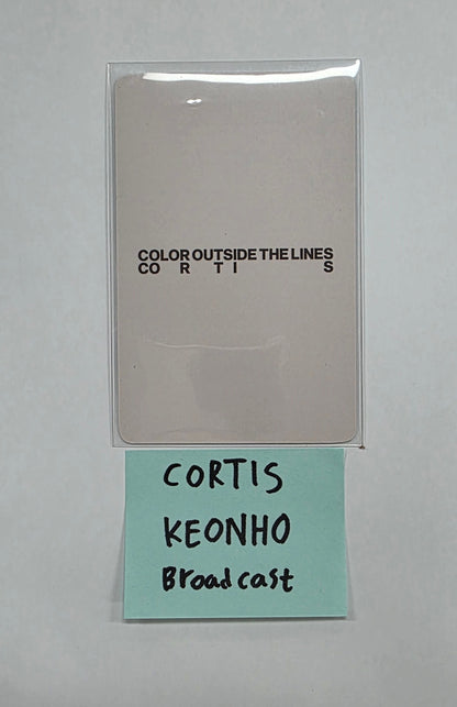 KEONHO (of CORTIS) 1st EP album Color Outside The Line - Broadcast Photocard [25.11.27]