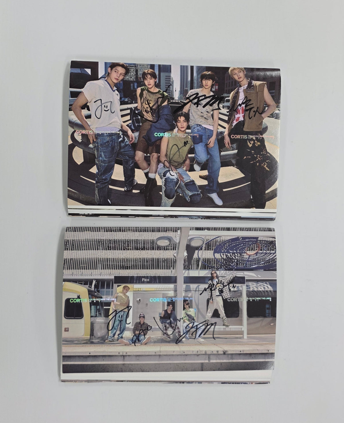 CORTIS COLOR OUTSIDE THE LINES - Hand Autographed(Signed) Promo Album [26.02.03]
