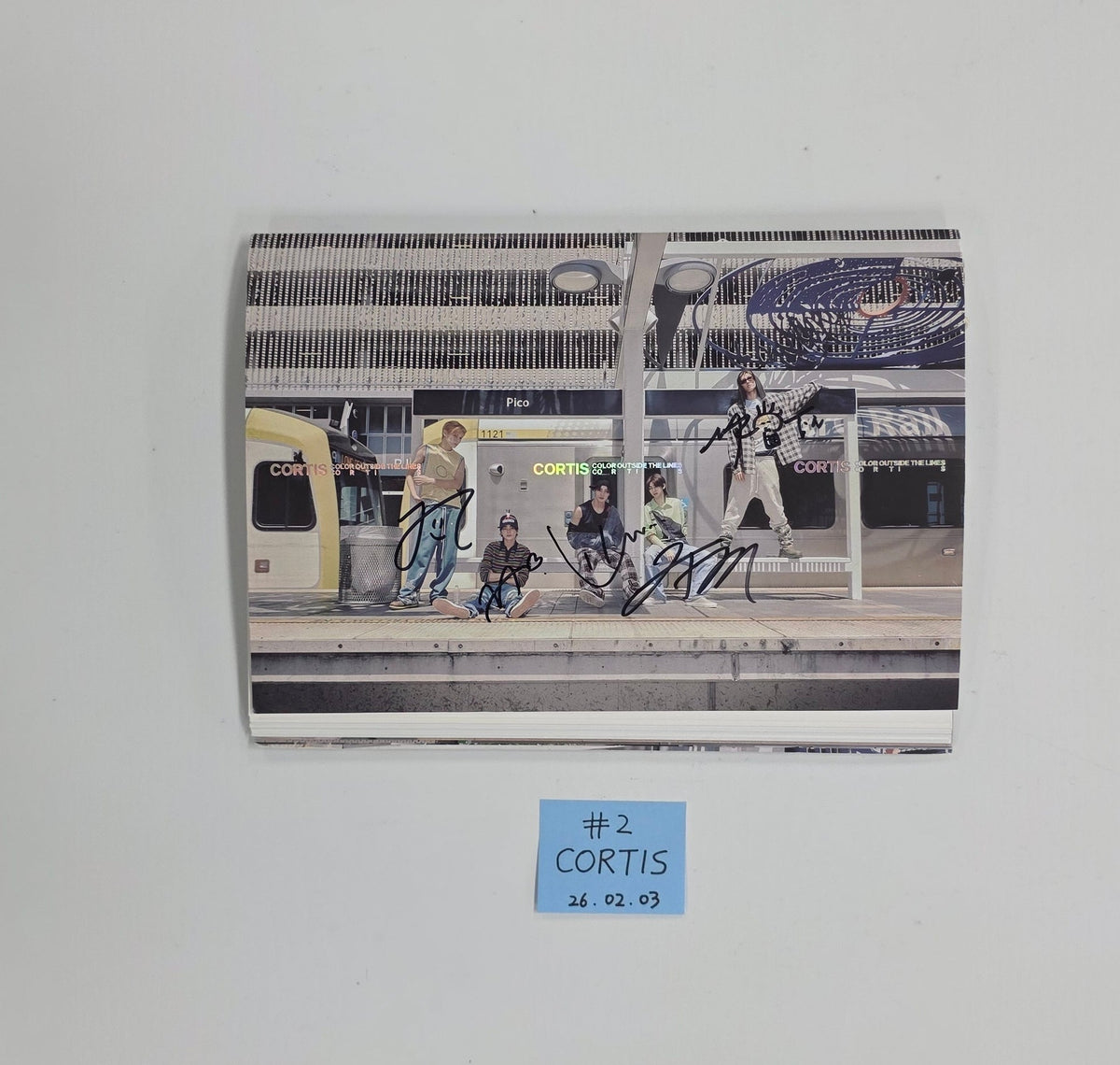 CORTIS COLOR OUTSIDE THE LINES - Hand Autographed(Signed) Promo Album [26.02.03]