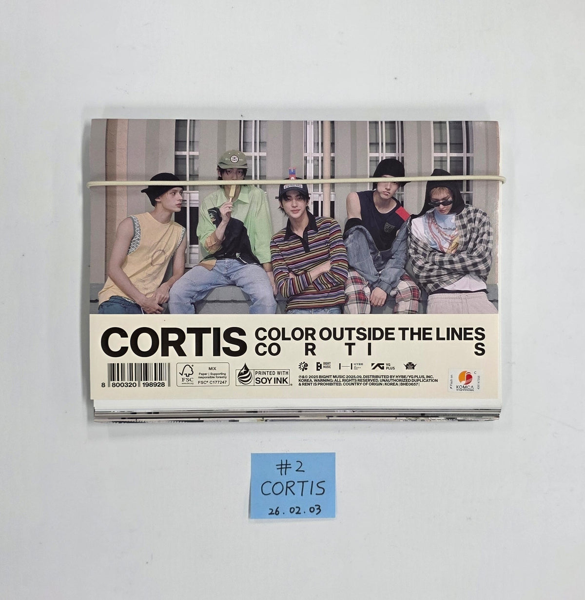 CORTIS COLOR OUTSIDE THE LINES - Hand Autographed(Signed) Promo Album [26.02.03]