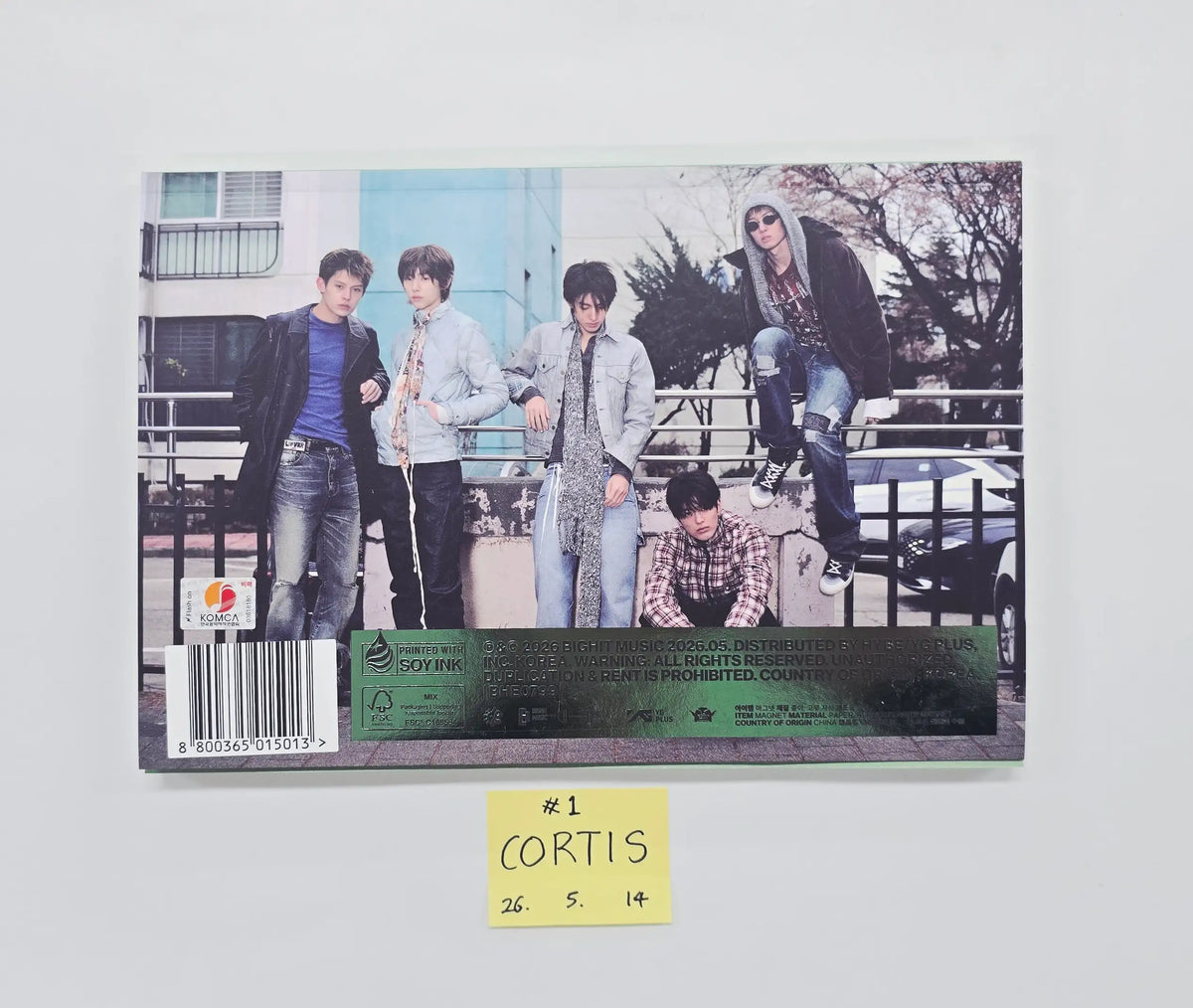 CORTIS The 2nd EP GREENGREEN - Hand Autographed(Signed) Promo Album [26.05.14]