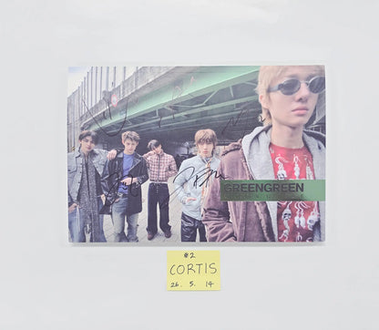 CORTIS The 2nd EP GREENGREEN - Hand Autographed(Signed) Promo Album [26.05.14]