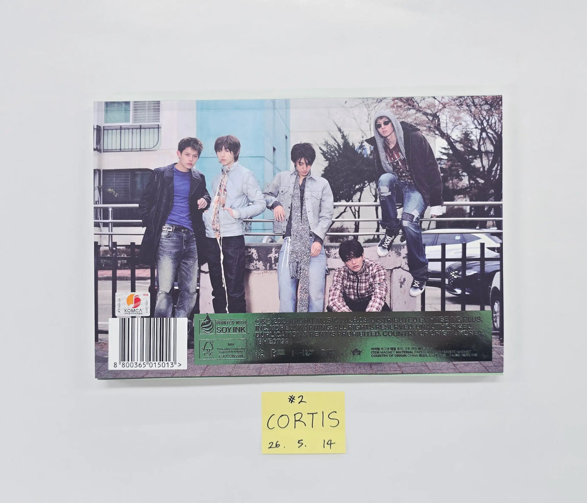 CORTIS The 2nd EP GREENGREEN - Hand Autographed(Signed) Promo Album [26.05.14]