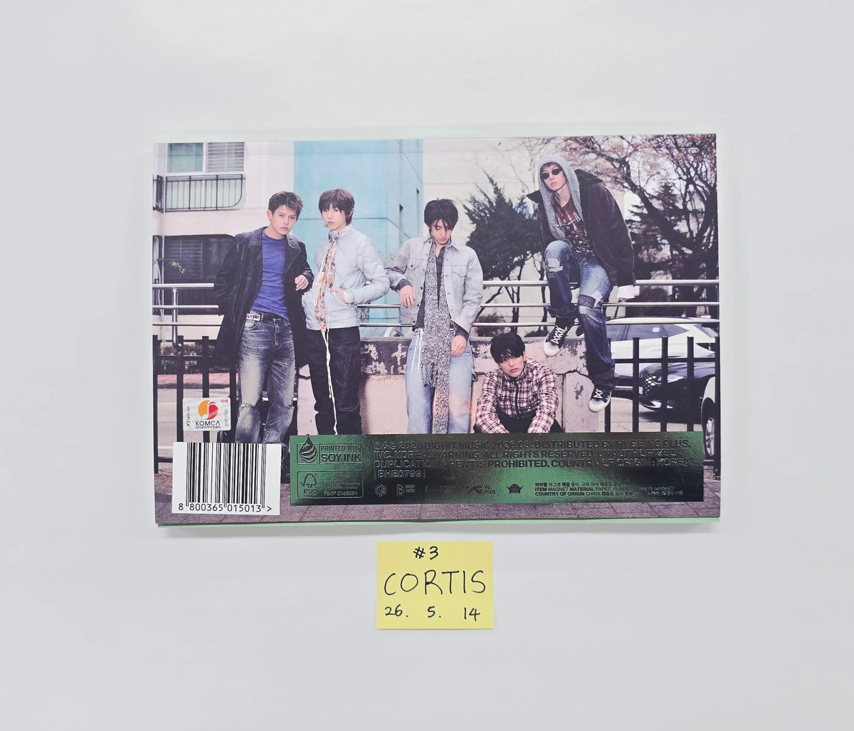 CORTIS The 2nd EP GREENGREEN - Hand Autographed(Signed) Promo Album [26.05.14]