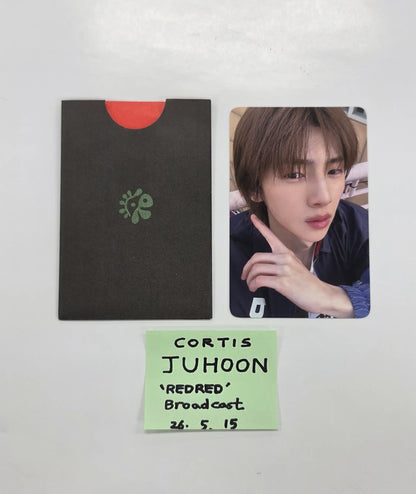 JUHOON (of CORTIS) REDRED - Broadcast Photocard [26.05.15]