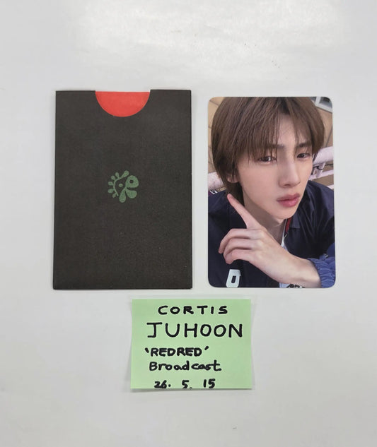 JUHOON (of CORTIS) REDRED - Broadcast Photocard [26.05.15]