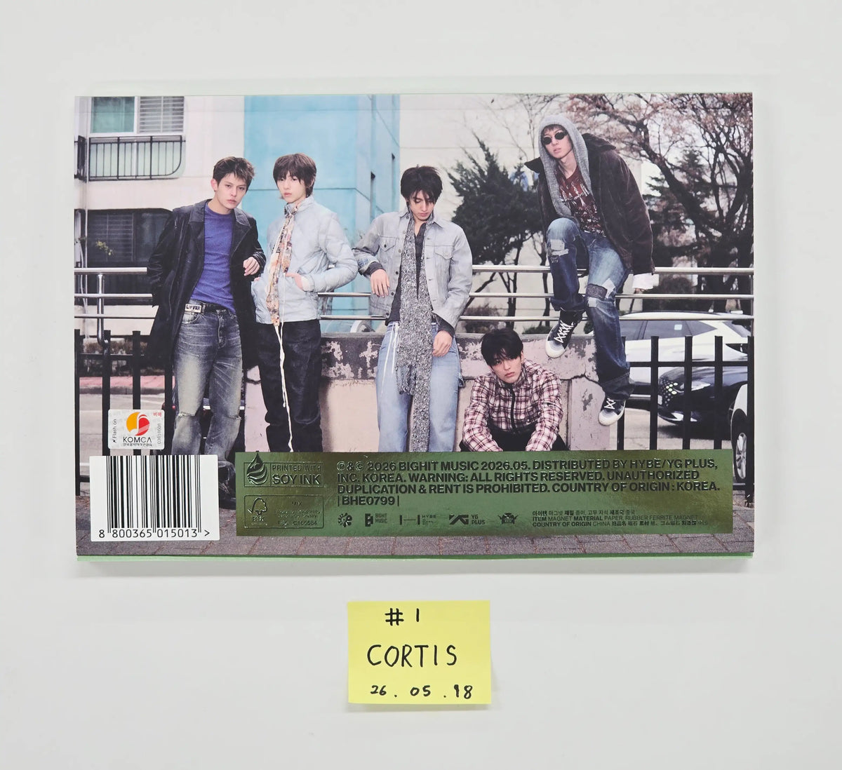 CORTIS The 2nd EP GREENGREEN - Hand Autographed(Signed) Promo Album [26.05.18]