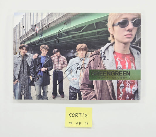 CORTIS The 2nd EP GREENGREEN - Hand Autographed(Signed) Promo Album [26.05.21]
