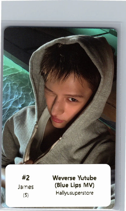 CORTIS GreenGreen - Weverse Shop YouTube Gift Event Photocard (Blue Lips MV) [26.07.02]