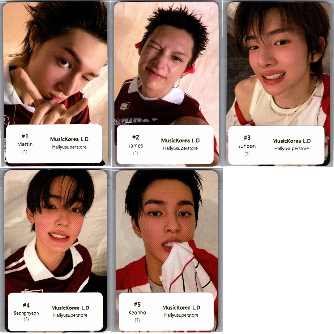 CORTIS The 2nd EP GREENGREEN - Music Korea Lucky Draw Event Photocard R3 [26.07.27]